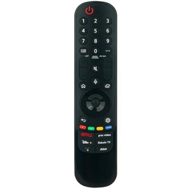 Imagem de Controle remoto de substituição de voz aplicável para LG TV 50UQ7070ZUE 43UQ7070ZUD 55UQ7070ZUE 50UQ8000AUB 65NANO80AQA 86QNED90UQA 75QNED85UQA 28LM400B-PU 43UQ75900QA PUB 55UU Q8000AUB 70UN7070PUA