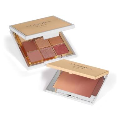 Imagem de Combo Glam Metals: Blush Bronzer Degradê 7g + Paleta de Sombra 5,85g