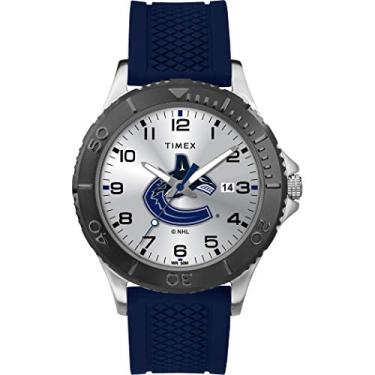 Imagem de Timex NHL Relógio Gamer masculino de 42 mm, Vancouver Canucks, Moderno