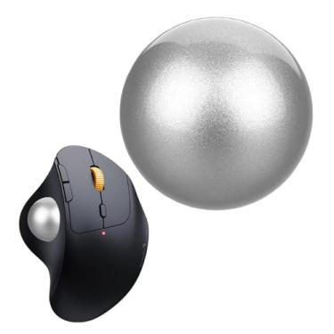 Imagem de All-New2024, Trackball 34 mm/1,34 polegadas, bola de substituição para Logitech M575, M570, MX Ergo, ELECOM, Kensington, Perixx e outros mouses trackball compatíveis, brilhante - prata
