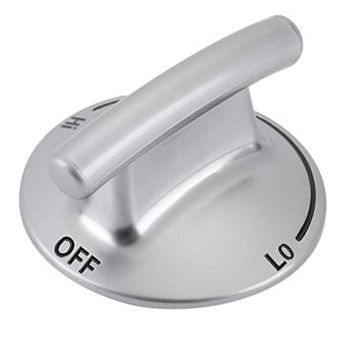 Imagem de Botão de queimador de superfície 7733P410-60, peça de substituição de botões de controle adequada para fogão a gás Jenn-Air/Maytag/KitchenAid, substitui 74007733, AP5668987, PS2375871, AP6011505