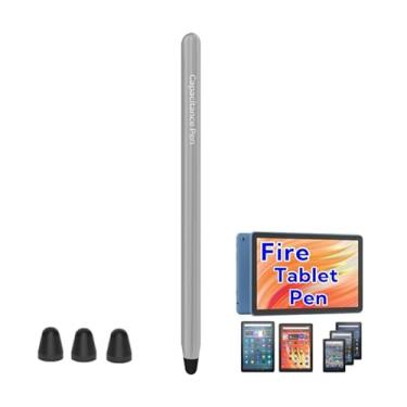Imagem de Caneta Stylus para tablet Fire HD 7/7plus/8/8plus infantil 10 Fire Max 11 (1 peça cinza)