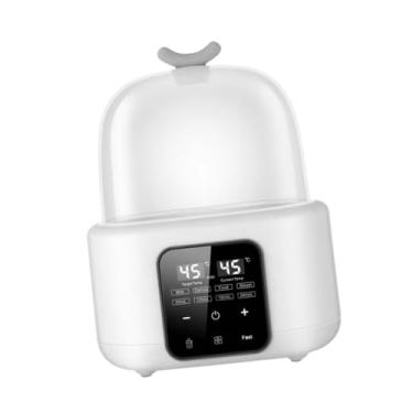 Imagem de Esquirla Aquecedor de mamadeiras para bebês, fórmula para bebês, controle de temperatura mais quente, portátil com lcd, aquecedor de garrafas para, Branco
