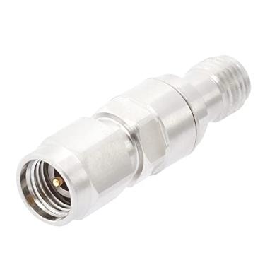 Imagem de withwave Adaptador de micro-ondas de precisão 2,92 mm macho para fêmea de 3,5 mm, CC para 34 GHz, 50 Ohm, corpo de aço inoxidável
