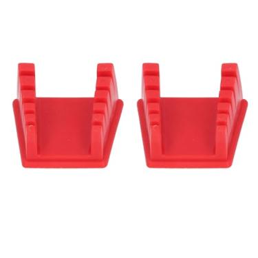 Imagem de Suporte ajustável da soldadura do fio do ferro da braçadeira da estação de solda de 2 pces, suporte plástico para vários tamanhos, e suporte seguro para o trabalho de solda