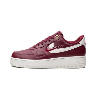 Imagem de Nike Air Force 1 Feminino Premium Team Vermelho/Vermelho Ginásio Tamanho 37, Team Red/Sail-Gym Red, 7.5