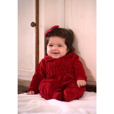 Imagem de Macacão Bebê Menina Plush Inverno Maria Vitoria Vermelho - Upi Ulli, M