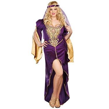 Imagem de Dreamgirl Fantasia feminina Rainha dos Tronos, Multi-colored, 1X-2X
