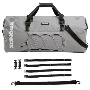 Imagem de KRONOX Bolsa Duffle Impermeável para Banco Traseiro de Motocicleta. Bolsas Secas e Bagagem para Viagem. Funciona Como Bolsa de Equipamentos, Bolsa de Cauda Ou Bolsa de Rack. Tamanho de 25-40-60 Litros