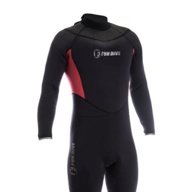 Imagem de Roupa Neoprene 7mm Neoflex Fun Dive - Modelo Unissex Inverno, Preto, V