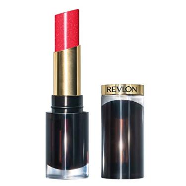 Imagem de Batom REVLON Super Lustrous Glass Shine, Cor de Lábio Hidratante Impecável com Aloe, Ácido Hialurônico e Quartzo Rosa, Fogo e Gelo (005), 0,15 oz