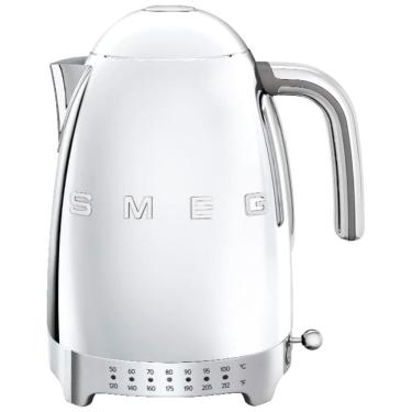 Imagem de KFL04 Chaleira Elétrica 1,7L de Capacidade Aço Inoxidável, 2200W, Aço Inoxidável, 110v, SMEG KLF04SSUS, Prateado