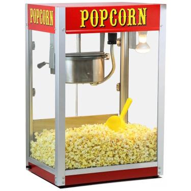 Imagem de Pipoqueira Profissional Elétrica de Bancada em Aço Inoxidável, 110v, PARAGON 1108110, Vermelho