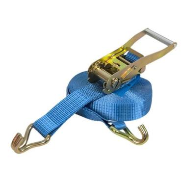 Imagem de Cinta Amarração 5 Toneladas 10 Metros Catraca  Transporte Pesado Carga
