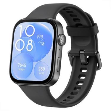 Imagem de Relógio Smartwatch Huawei Watch Fit 3 Amoled Gps Inteligente, Preto