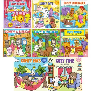 Imagem de Livro De Colorir Boggie Books Tik Tok 48 Páginas Folha 150 Gm2 Kit 8 V