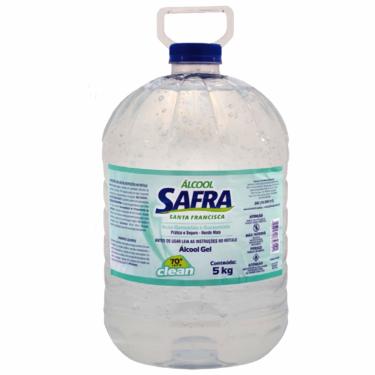 Imagem de Álcool Gel 70% Bactericida 5 Kilos - 09.01.12 - safra