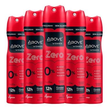 Imagem de Kit 5 Above Feel Free Desodorante Feminino Zero Alumínio 150ml