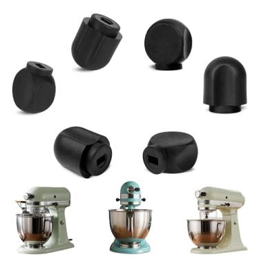 Imagem de ETZ Peça de substituição do botão de controle de velocidade, puxador de alavanca de bloqueio (3 conjuntos) para KitchenAid Stand Mixer 5QT, 6QT, K45, Tilt-Head Mixer K45 K45SS, KSM75, Bowl-Lift Mixer