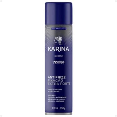Imagem de Hair Spray Karina Antifrizz Fixação Extra Forte 400ml