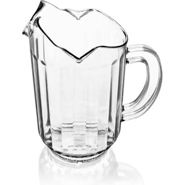 Imagem de Jarra de água New Star 46229 de plástico de policarbonato com 3 bicos, 1,7 g, transparente