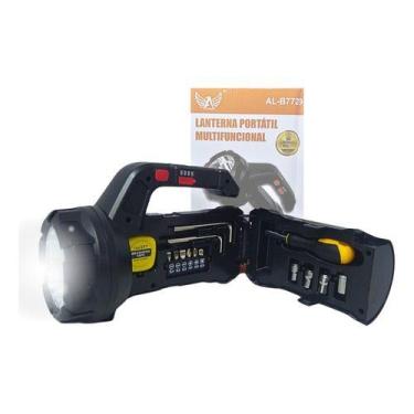 Imagem de Lanterna Forte Led Caixa De Ferramentas Multifuncional Usb T6 - Altome