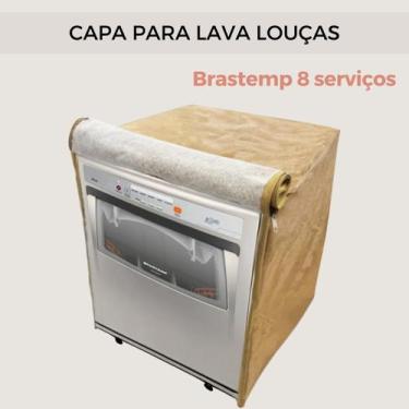 Imagem de  capa para lava louça brastemp 8 serviços imperveável flex - Clean Cap