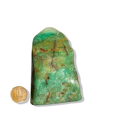 Imagem de 01 Aventurina Azul Pé Bico e Corpo Polido 200 a 300g Tipo B - Varejo