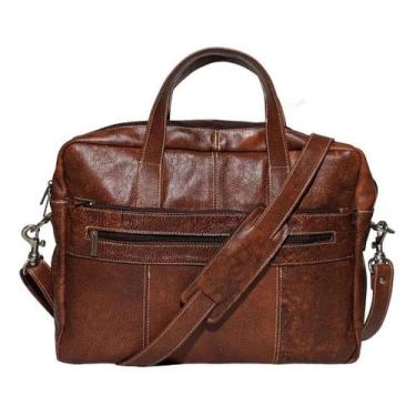 Imagem de Bolsa Médica Couro Executiva Pasta Transversal P/ Notebook - Kenia e K