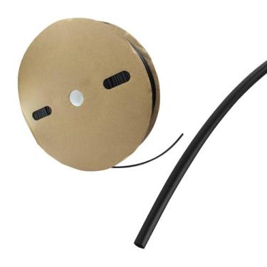 Imagem de Rolo Espaguete Tubo Termo Retrátil 2mm Preto 200 Metros - GREEN