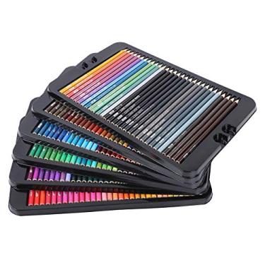 Imagem de Lápis de Cor 180pcs Definir Adultos Profissionais Pintando Ferramentas de Desenho de Desenho Com Caixa de Ferro 180pcs Lápis de Cor Conjunto para Adultos Profissionais Pintando Ferramentas de