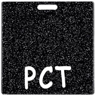 Imagem de Abamilaka Glitter Black PCT Badge Buddy Acrílico Bling Badge Reel Cartão, Presentes de Enfermeira, Colega de Trabalho, Acessórios de Enfermagem, Porta-Cartões de Identificação Horizontais