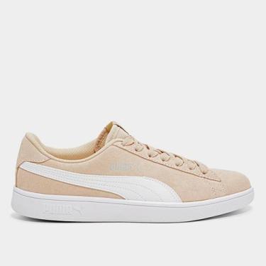 Imagem de Tênis Puma Smash v2 BDP Feminino, Bege, 35