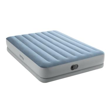 Imagem de Intex Colchão de ar 64159E Dura-Beam Plus de cintura média: Fiber-Tech - Tamanho Queen - Bomba elétrica USB embutida - Altura da cama de 35 cm - Capacidade de peso de 272 kg