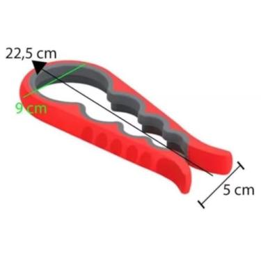 Imagem de Abridor Abre Fácil Para Tampa Pote Vidro Conserva Frasco Pratico Casa Bar