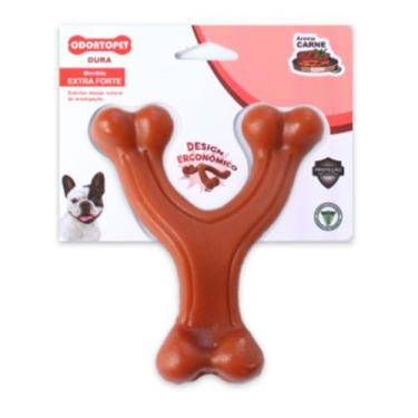 Imagem de Brinquedo Mordedor de cachorro super resistente Odontopet Dura Wishbon