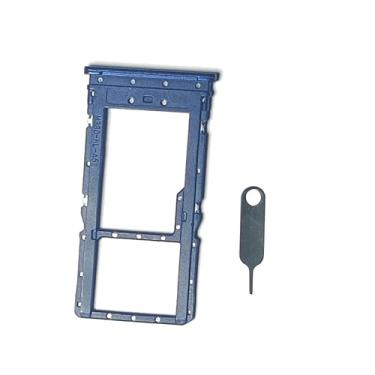 Imagem de Suporte Micro SD Nano SIM bandeja de substituição para Motorola Moto G Stylus 4G 2022 XT2211 (azul)