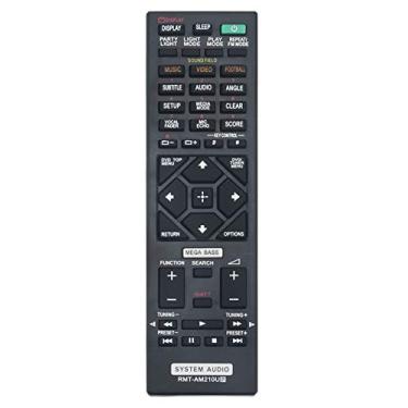 Imagem de RMT-AM210U Ajuste remoto substituído para Sony Home Audio MHC-GT4D MHC-V44D MHC-V50D SAW-GT4D SHAKE-X10D HCD-SHAKEX10 SS-SHAKEX10 SHAKE-X30D HCD-SHAKEX30 SS-SHAKEX30 SHAKE-X70D HCD-SHAKEX30 AKEX70