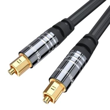Imagem de BlueRigger Cabo Toslink de áudio óptico digital premium – com conectores banhados a ouro 24 K (para Home Theatre, Xbox, Playstation etc.) (1,5 m)