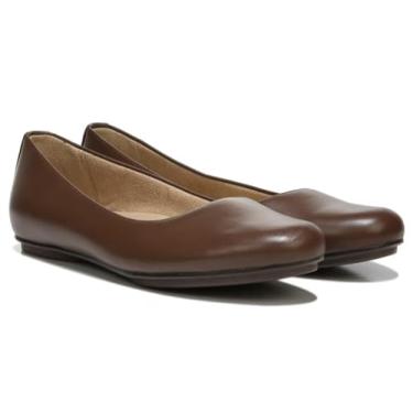 Imagem de Naturalizer Sapatilha feminina Maxwell Slip-On Ballet, Couro cacau, 9.5 Wide