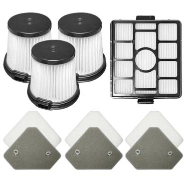 Imagem de 10 pacotes de filtros compatíveis com Shark Bu3521 Bu3523 Bu3120, limpo, leve, sem fio, filtros de pré-motor esvaziados automaticamente, filtro Hepa, acessórios de substituição de filtros pré-motor a