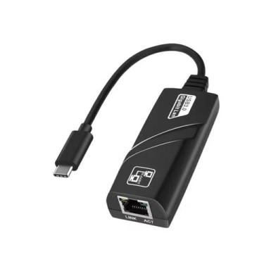 Imagem de Adaptador Usb Tipo C 3.0 Para Rede Rj45 1Gbps Ethernet Lan - Chroma Te