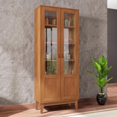 Imagem de Cristaleira Retrô Classic Cedro