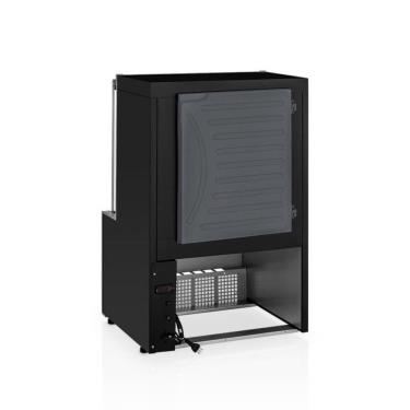 Imagem de Vitrine Estufa Com Bandeja 75 Cm Preto 50-60hz 220v Gelopar Meqa-075r