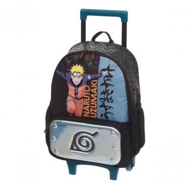 Imagem de Mochila Rodinha Infantil Escolar Naruto Ninja Run Pacific