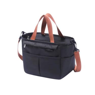 Imagem de Bolsa Lancheira Térmica Marmiteira Alça Transversal Multiuso Preto