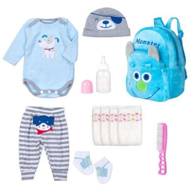 Imagem de Conjunto de roupas para Reborn Baby Doll Pedolltree 43-56 cm com acess