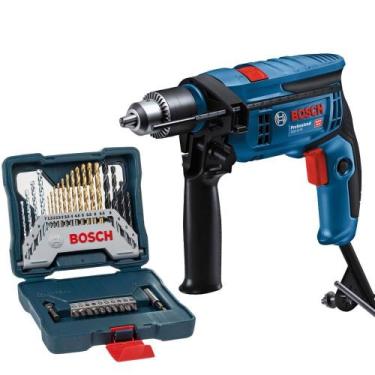 Imagem de Furadeira de Impacto 750W GSB 13 RE com Estojo de Brocas e Pontas X-Li