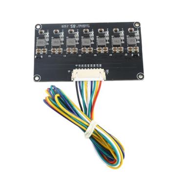 Imagem de Equalizador Ativo Bateria, Placa de Balanço de Tensão de Teste para LIFEPO4, Li Ion ncm. Indicador de Luz, MOS Embutido, Baixa Resistência (com cabo) (8s)