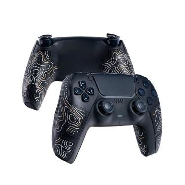Imagem de SHADOW BOOLT Grips Para Controle Boolt, Antiderrapantes, Multitextura, Com Absorção De Suor, Fita Pré-Cortada, Compatíveis Ps5 Dualsense E Playstation Portal (Preto, Dourado, Prateado)